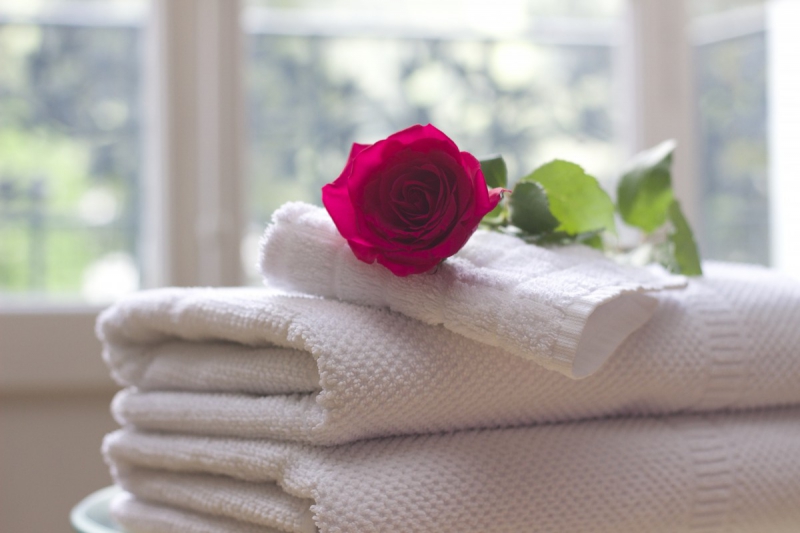 hotel-LE LAVANDOU-min_towel_rose_clean_care_salon_spa_white_bath-731641